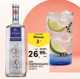 Continente Bom dia Martin miller's - gin promoção