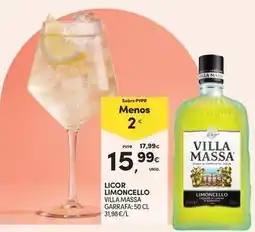 Continente Bom dia Villa - licor limoncello promoção