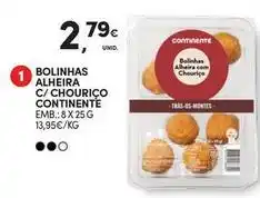 Continente Bom dia Continente - bolinhas alheira c/ chourico promoção