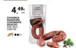 Continente Bom dia Continente - chouriça signature promoção