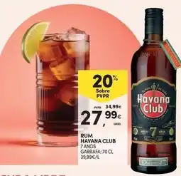 Continente Bom dia Havana club - rum 7 años promoção