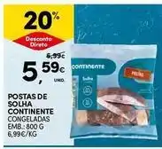 Continente Bom dia Continente - postas de solha promoção