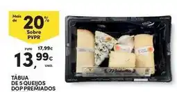 Continente Bom dia Tábua de 5 queijos promoção