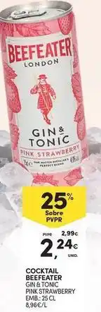 Continente Bom dia Beefeater - cocktail beffeater gin & tonic promoção