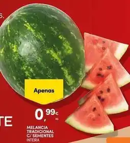 Continente Bom dia Melancia tradicional c/ sementes promoção