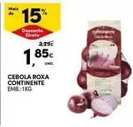 Continente Bom dia Continente - cebola roxa promoção