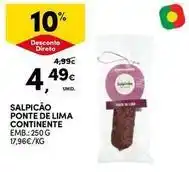 Continente Bom dia Ponte de lima - salpicão promoção