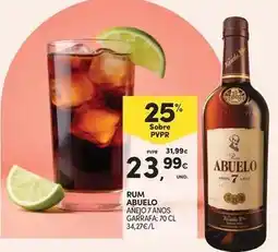 Continente Bom dia Rum promoção