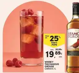 Continente Bom dia The famous grouse - whisky the famous grouse promoção