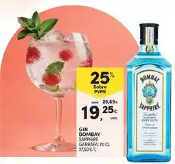 Continente Bom dia Bombay - gin promoção