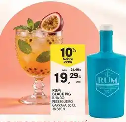 Continente Bom dia Rum black pig promoção