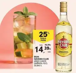 Continente Bom dia Havana club - rum promoção