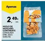 Continente Bom dia Abran congelados - miolo de mexilhão continente promoção