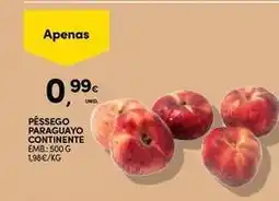 Continente Bom dia Continente - pessego paraguayo promoção