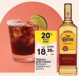 Continente Bom dia Jose cuervo - tequila reposado garrafa promoção