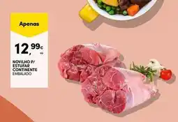Continente Bom dia Continente - novilho p/ estufar promoção