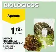 Continente Bom dia Continente bio - alface biologica promoção