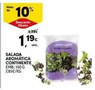 Continente Bom dia Continente - salada aromatica promoção