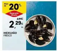 Continente Bom dia Mexilhão fresco promoção