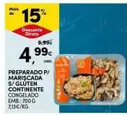 Continente Bom dia Continente - preparado p/ mariscada s/ gluten promoção