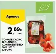Continente Bom dia Continente bio - tomate cacho biologico promoção