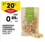 Continente Bom dia Continente - amendoim torrado promoção