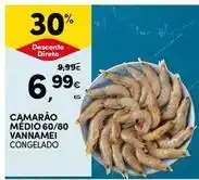 Continente Bom dia Camarão medio 60/80 promoção