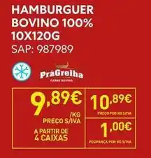 Recheio A+ - hamburguer bovino 100% promoção
