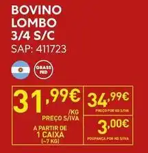 A+ - bovino lombo 3/4 s/c
