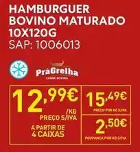 Recheio A+ - hamburguer bovino maturado promoção