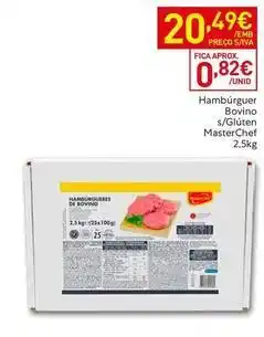 Recheio Masterchef - hamburguer bovino s/ gluten promoção