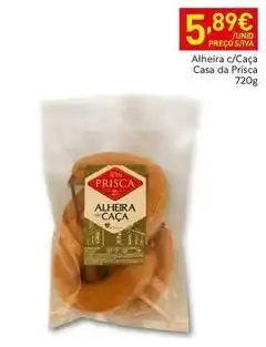 Recheio Prisca - alheira c/ caca casa da prisca promoção