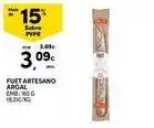 Continente Bom dia Argal - fuet artesano promoção