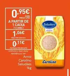 Recheio Saludães - arroz carolino promoção