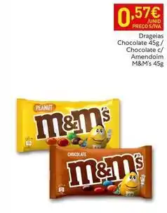 Recheio M&m's - drageias chocolate c/amendim promoção