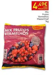 Recheio Masterchef - mix frutos vermelhos promoção