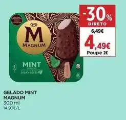 El Corte Inglés Magnum - gelado mint promoção