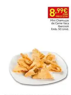 Recheio Mini - chamucas de carne vaca ibercoak promoção