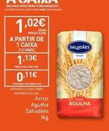 Recheio Saludães - arroz agulha promoção