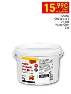 Recheio Masterchef - creme de chocolate e avelaes promoção
