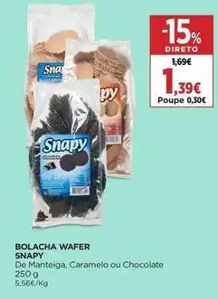 El Corte Inglés Snapy - bolacha wafer promoção