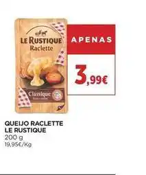 El Corte Inglés Le rustique - queijo raclette promoção