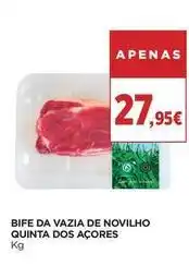 El Corte Inglés Quinta dos açores - bife da vazia de novilho promoção