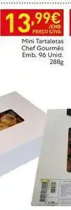 Recheio Mini - tartaletas chef gourmes promoção