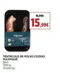 El Corte Inglés Tentáculo de polvo cozido pulposur promoção