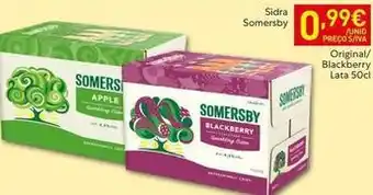 Recheio Somersby - sidra promoção