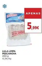 El Corte Inglés Pescanova - lula limpa promoção