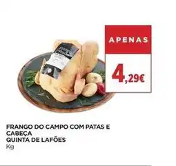 El Corte Inglés Quinta de lafões - frango do campo com patas e cabeça promoção