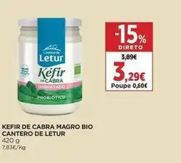 El Corte Inglés Cantero de letur - kefir de cabra magro bio promoção