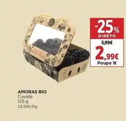 El Corte Inglés Amoras bio promoção